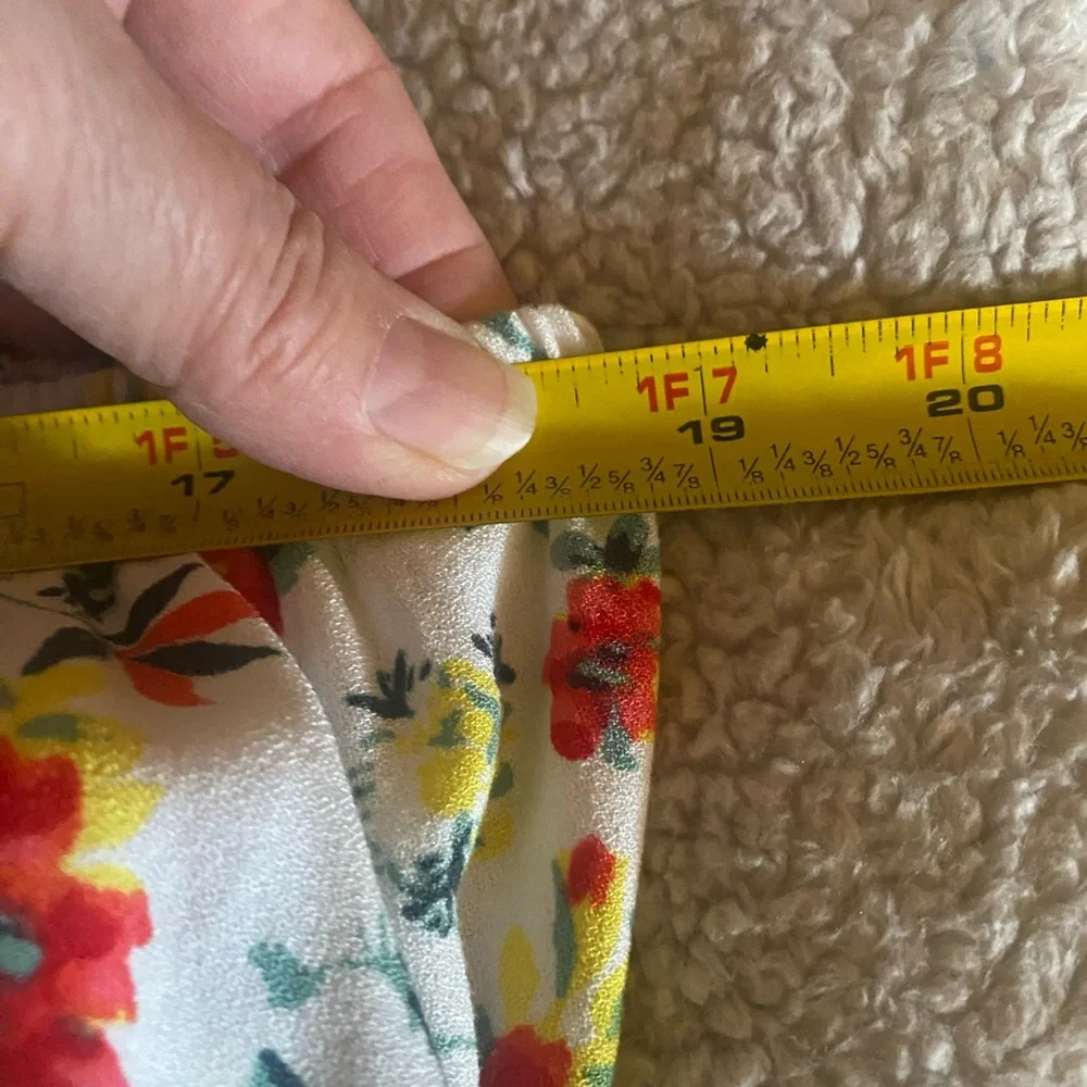 Lulu’s LUSH Cream Floral Print Off-the-Shoulder Maxi Dress sz M. Stretch - Picture 7 of 9